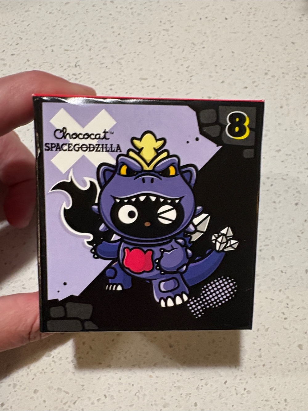 McDonalds x Hello Kitty Chococat SpaceGodzilla Figure - Purple Kids Toy